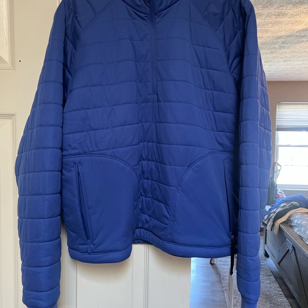 lululemon athletica Blue Quilted Puffer Jacket